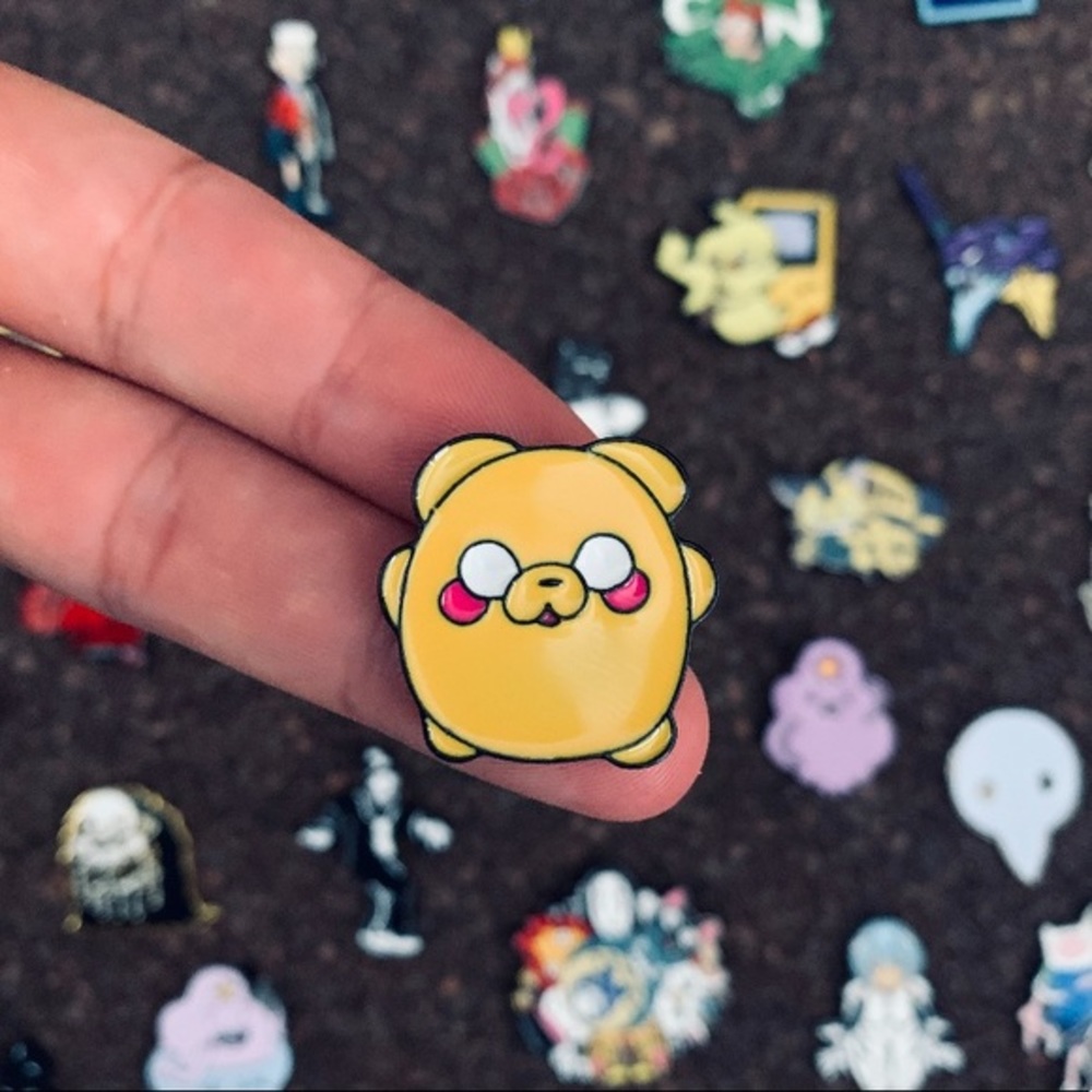 CUTE JAKE ADVENTURE TIME ENAMEL PIN